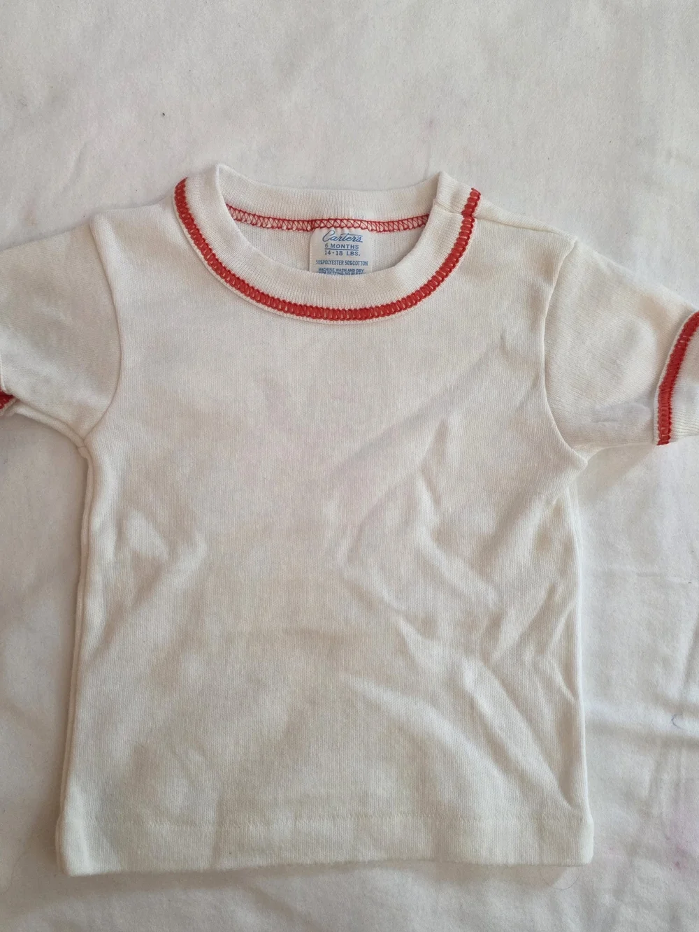 Vintage Carters Clown Overalls 6 Mos Baby Infant Cute Circus Boys Girls